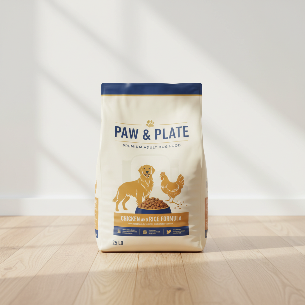 Premium Dog Food — Chicken & Rice 25lb