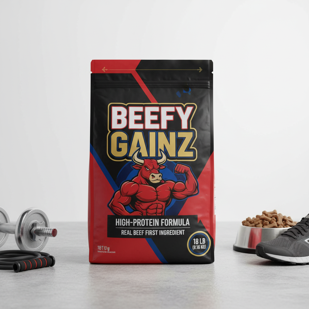 High-Protein Dog Food — Beef Recipe 18lb